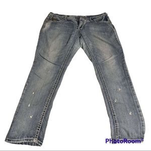 Mossimo Supply Co. Skinny Fit Jeans Juniors Size 17 Good Used Condition